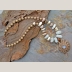 Magical Moonstone, Faceted Moonstone set Bronze Ammonite focal