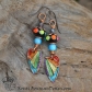 Rainbow Butterfly Earrings
